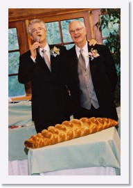50_2620-395-3 * Jeff Seymour and George Patterson, the fathers, break the challah together * 1493 x 2207 * (833KB)