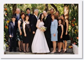 23_2614-186-0A * Kalani and Jessica with her family: (L-R, B-F) David Burhenn, Stephen Burhenn, Greg Seymour, and Lauren Seymour.  Lucas Burhenn, Alison Parker, Sharron Seymour, Jeff Seymour, Valerie Seymour, Jennifer Seymour and Melissa Seymour * 2405 x 1632 * (1.22MB)