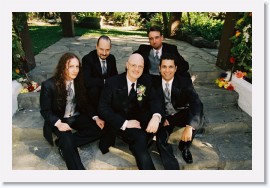 24_2614-208-22A * Kalani with the groomsmen: Joseph Goldberg, Michael Morena, Kham Slater and Bill Merrill * 2716 x 1797 * (1.11MB)